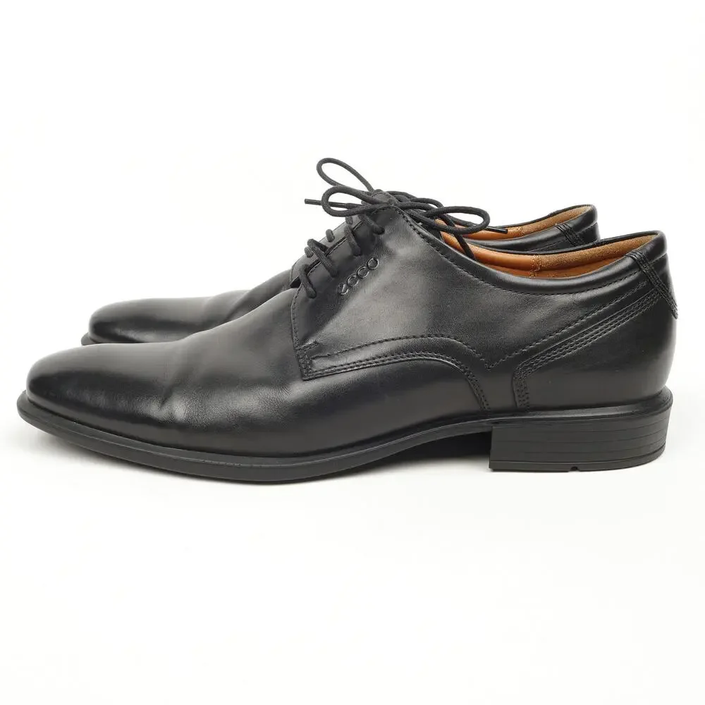 Ecco Mens EU46 US 12-12.5 46P631524239470 Derby Oxford Plain Toe Dress Shoes